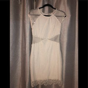NWT Dress with Lace Overlay